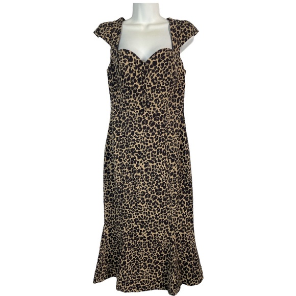 Anthropologie Dresses & Skirts - Anthropologie Cecily Fit and Flare Motif Sweetheart Dress Size Small